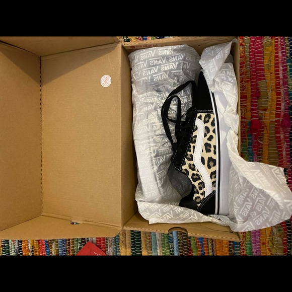 🐆 Cheetah/Zebra Print Mix Vans Old Skool - Picture 6 of 7